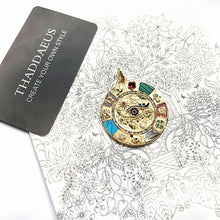 Load image into Gallery viewer, Pendant Amulet Magical Lucky Symbols,2020 Summer Golden Jewelry Vintage Pure 925 Sterling Silver Powerful Gift For Ts Women Men