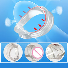 Load image into Gallery viewer, Penis Rings 2PCS Male Foreskin Correction Cock Rings Chasity Cage Training Device Delay Ejaculation Sex Toys for Men Couple
