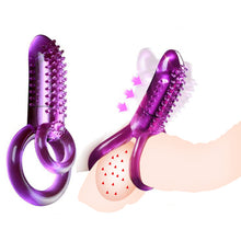 Load image into Gallery viewer, Penis Toys Clitoris Vibrators G Spot For Women Clitoral Stimulator Double Ring Cock Male Dildo Strapon Bullet pleasant Vibrator