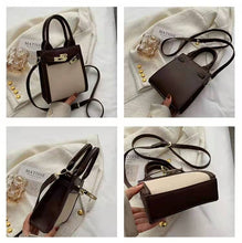 Load image into Gallery viewer, С доставкой Pequeno Cor Sólida PU LEATHER Shoulder Crossbody Malas Laterais com Cabo Curto para As Mulheres 2022 Bolsas De Grife