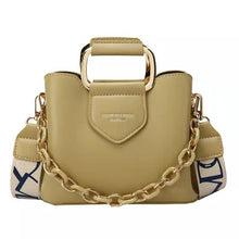 Load image into Gallery viewer, Pequeno couro do plutônio bolsa de ombro crossbody com alça curta para as mulheres  hit inverno moda casual bolsas e bolsas