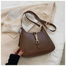 Load image into Gallery viewer, Personalized lock 2021 new fashion retro messenger bag ladies underarm commuter big bag