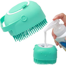 Load image into Gallery viewer, Pet Dog Shampoo Massager Brush Cat Massage Comb Grooming Scrubber Shower Brush for Bathing Short Hair Soft Silicone Brushes