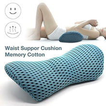 Load image into Gallery viewer, Pillow Slow Rebound Pressure Waist Cushions Memory Foam Support Lumbar Spine Cushion on Chair Seat Car Orthopedic Pillow Mat