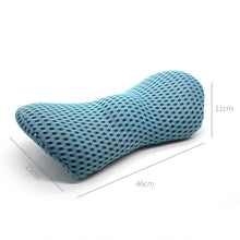 Load image into Gallery viewer, Pillow Slow Rebound Pressure Waist Cushions Memory Foam Support Lumbar Spine Cushion on Chair Seat Car Orthopedic Pillow Mat