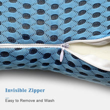Load image into Gallery viewer, Pillow Slow Rebound Pressure Waist Cushions Memory Foam Support Lumbar Spine Cushion on Chair Seat Car Orthopedic Pillow Mat