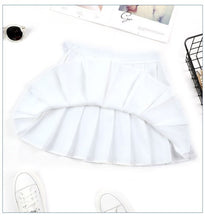 Load image into Gallery viewer, Pink Pleated Satin Skirt School Vacation Sexy Skirt High Waist Pleated Mini Skirt Women&#39;s Fashion Slim Waist Casual Tennis Skirt