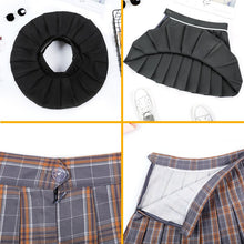 Load image into Gallery viewer, Pink Pleated Satin Skirt School Vacation Sexy Skirt High Waist Pleated Mini Skirt Women&#39;s Fashion Slim Waist Casual Tennis Skirt