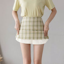 Load image into Gallery viewer, Plaid Women Mini Skirt Summer Sexy High Waist Chic A Line Preppy Style Girls Dance Skirt Causal Zipper Slim Kawaii Faldas
