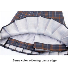 Load image into Gallery viewer, Plus Size Harajuku Short Skirt New Korean Plaid Skirt Women Zipper High Waist School Girl Pleated Plaid Skirt Sexy Mini Skirt