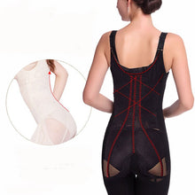 Load image into Gallery viewer, Plus size full bodysuits Women Body shaper waist trainer Slimming underwear full Body Shapewear slimming pants butt enhancer