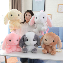 Load image into Gallery viewer, Plush Rabbit Long Ear Bunny Bag Plushie Doll Plush Toys Children Backpack for Girls Kids