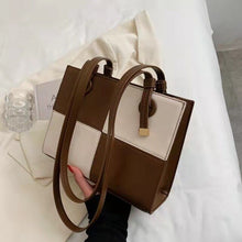 Load image into Gallery viewer, Popular small bag female 2021 new fashion stitching contrast color one-shoulder messenger small square bag