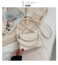 Load image into Gallery viewer, Popular small bags female bags 2021 new trendy fashion texture one-shoulder messenger bag female net red pearl handbag