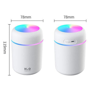 New Best Humidifier  Portable Air Humidifier 300ml Ultrasonic Aroma Essential Oil Diffuser USB Cool Mist Maker Purifier Aromatherapy for Car Home