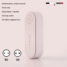 Load image into Gallery viewer, Portable Air Purifier Anion Air Purification Xiomi Air Freshener Ionizer Cleaner Dust Cigarette Smoke Remover Toilet Deodorant