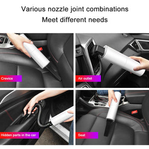 Portable Car Vacuum Cleaner with Wire 120W Powerful Rechargeable Handheld Mini Auto Vacuum Cleaner High Suction 12v Car Vacuum