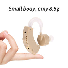 Load image into Gallery viewer, Portable Hearing Aid Mini Ear Sound Amplifier Adjustable Ear Hearing Amplifier Aid Kit Tone Hearing Aids for the Deaf/Elderly