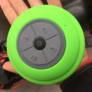 Portable Subwoofer Shower Waterproof Wireless Bluetooth Speaker Car Handsfree Call Music Suction Mic For IOS Android Phone