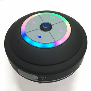 Portable Subwoofer Shower Waterproof Wireless Bluetooth Speaker Car Handsfree Call Music Suction Mic For IOS Android Phone