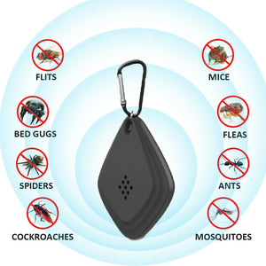 Portable USB Mosquito Repeller Ultrasonic Electronic Cockroach Spider Killer Pest Insect Fly Rat Rodents Snake Repellent Summer