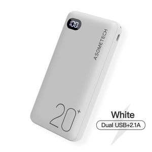 Power Bank 20000mAh Portable Charger Charging Poverbank Mobile Phone External Battery Powerbank 20000 mAh for iPhone Xiaomi Mi