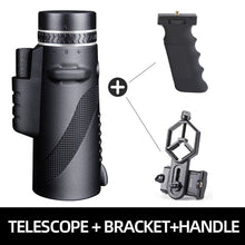 Load image into Gallery viewer, Powerful Monocular Long Range 1000m Telescope for Smartphone 40X60 Military Spyglass Zoom High Quality HD Hunting Optics Scope