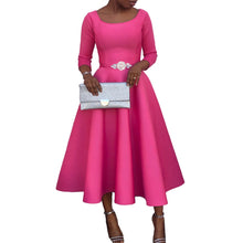 Load image into Gallery viewer, Premium Womens 2023 Summer New Solid Swing Dress Temperament Evening Dress for Women Foreign Trade Dress