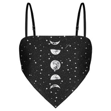Load image into Gallery viewer, Print Tank Tops for Women Casual Short Hollowout Camis Females Backless Sexy Crop Top Girls Fashion 2021 Summer