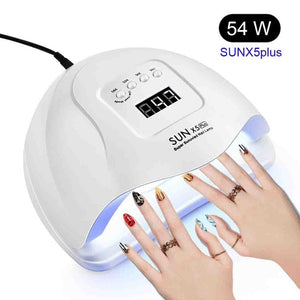 Pro 120W UV Lamp LED Nail Lamp High Power For Nails All Gel Polish Nail Dryer Auto Sensor Sun Led Light Nail Art Manicure Tools