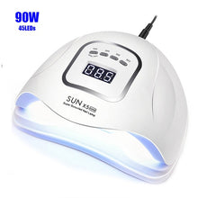 Load image into Gallery viewer, Pro 120W UV Lamp LED Nail Lamp High Power For Nails All Gel Polish Nail Dryer Auto Sensor Sun Led Light Nail Art Manicure Tools