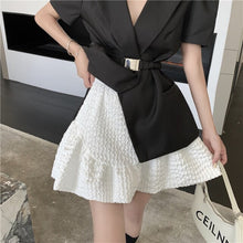 Load image into Gallery viewer, Profession Skirts Two-piece Suit 2021 Summer New Women&#39;s Clothing Tees Tops Korean Version Temperament Short Sleeve Suits Coat