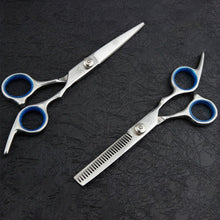 Load image into Gallery viewer, Professional Salon Hair Cutting Thinning Scissors Barber Shears Set with Case