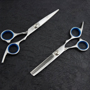 Professional Salon Hair Cutting Thinning Scissors Barber Shears Set with Case