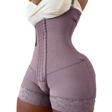 Load image into Gallery viewer, Purple Fajas Open Bust Bodysuit Waist Trainer Corset Post Surgery Tummy Control Butt Lifter Skims Shapewear Bbl Shapers Spanx XS