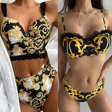 Load image into Gallery viewer, Push Up Bikinis 2020 Bikini Set High Waist Swimwear Women Swimsuit Female Swimming Suit Bathing Suit Print Biquini Bikini Set