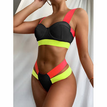Load image into Gallery viewer, Push Up Bikinis High Waisted Swimsuits For Women Swimwear Brazilian Biuini Swimming Suits Beachwear Thong Bathing Suits Bikinis