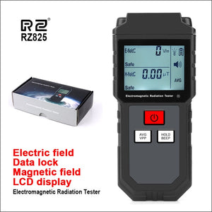 RZ Electromagnetic Field Radiation Detector Tester Emf Meter Rechargeable Handheld Portable Counter Emission Dosimeter Computer