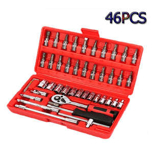 Ratchet Wrench Set Car Repair Tools Key Spanner Wrench Socket 5/7/12Pcs Hand Tools Wrenches Universal Ratchet Spanner Wrench