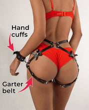 Load image into Gallery viewer, Rave Caged Leg Garter Belts for Women and Girls Body Harness Chains Fashion Nightclub Party Belly Belts Accessories