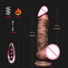 Load image into Gallery viewer, Realistic dildo for women telescopic vibrator with female stimulator dildos vibrators big penis dildo anal vibrator sex toys