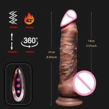 Load image into Gallery viewer, Realistic dildo for women telescopic vibrator with female stimulator dildos vibrators big penis dildo anal vibrator sex toys