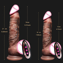 Load image into Gallery viewer, Realistic dildo for women telescopic vibrator with female stimulator dildos vibrators big penis dildo anal vibrator sex toys