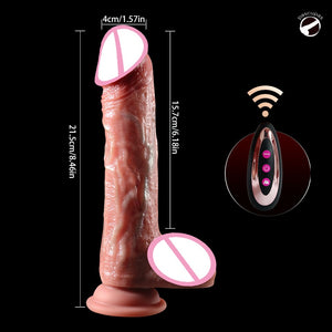 Realistic dildo vibrator for women dildos sex toys heating dick remote control penis vibrators telescopic dildo anal sex machine