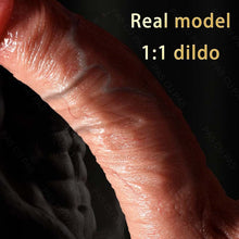 Load image into Gallery viewer, Realistic dildo vibrator sex toys for women super skin silicone strap on fat dick strapon penis dildo anal lesbian sex toy
