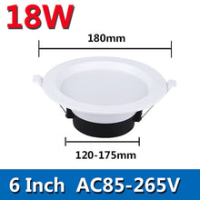 Load image into Gallery viewer, Recessed Led Downlights 2.5/3/4/6 Inchs Big Size Spot Led Down Light 220V 110V Spot Lights Fixture 5/7/12/18W Downlight for Home