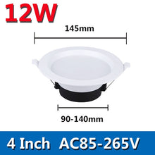 Load image into Gallery viewer, Recessed Led Downlights 2.5/3/4/6 Inchs Big Size Spot Led Down Light 220V 110V Spot Lights Fixture 5/7/12/18W Downlight for Home