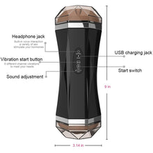 Load image into Gallery viewer, Rechargeable Fully Automatic Piston Vibrating Massager 360 Rotating Electronic Intelligent Pussey Stroker Male&#39;s Sucking Tools