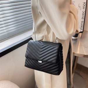 Retro Chain Designer Small PU Leather Crossbody Bags for Women 2022 Spring Women&#39;s Trend Luxury Handbags Branded Cross Body Bag