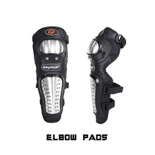 Load image into Gallery viewer, Riding Tribe Motorcycle Kit Knee &amp; Elbow Protector Shield pads Stainless pads Racing Bike Off-Road Vehicles Protective Gear